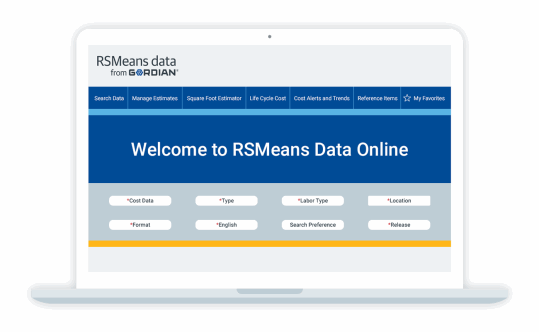 Cloud Based Construction Cost Database Rsmeans Data
