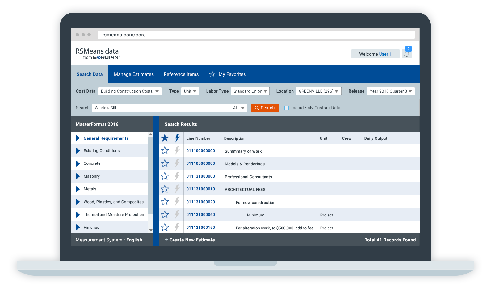 Core Rsmeans Cost Estimating Software