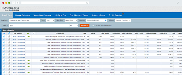 Construction Estimating Software Free Trial Rsmeans Data