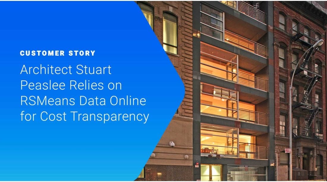 Bridging Design and Construction Using RSMeans data